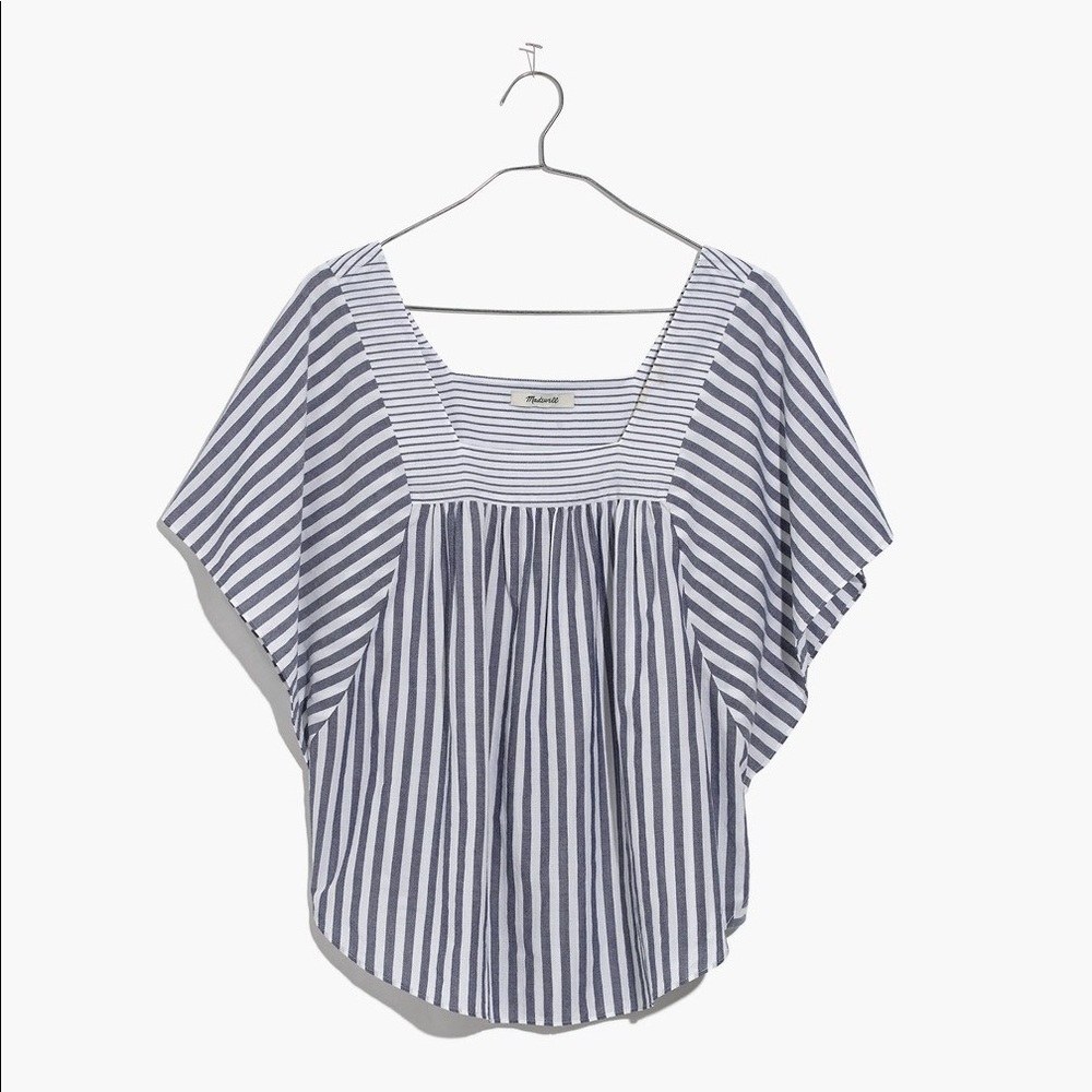 Madewell Butterfly Top in Stripe Play